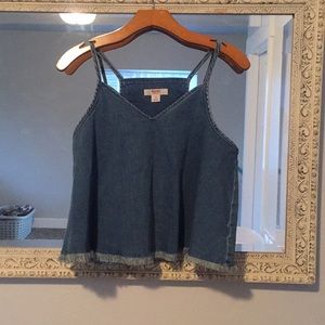 Denim tank top